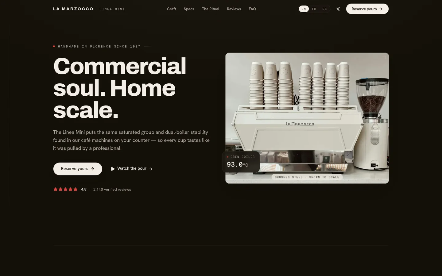 Linea Mini — screenshot